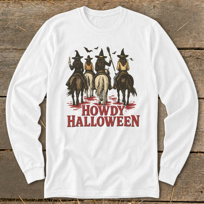 Howdy Halloween Cowgirl Long Sleeve Tee