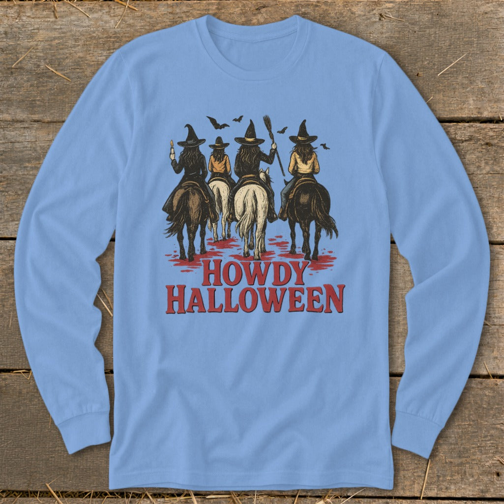 Howdy Halloween Cowgirl Long Sleeve Tee