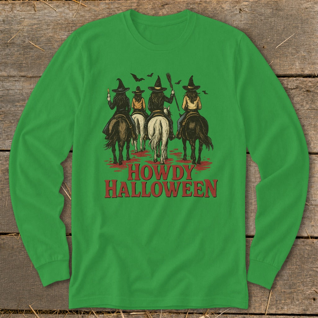 Howdy Halloween Cowgirl Long Sleeve Tee