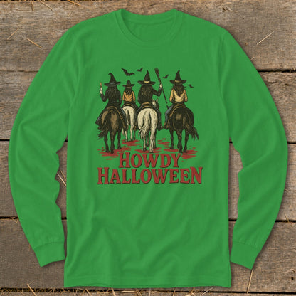 Howdy Halloween Cowgirl Long Sleeve Tee