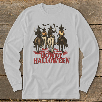 Howdy Halloween Cowgirl Long Sleeve Tee