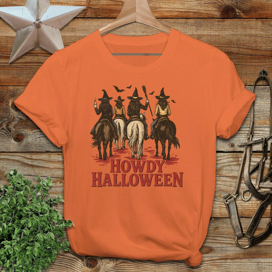 Howdy Halloween Cowgirl Softstyle Tee