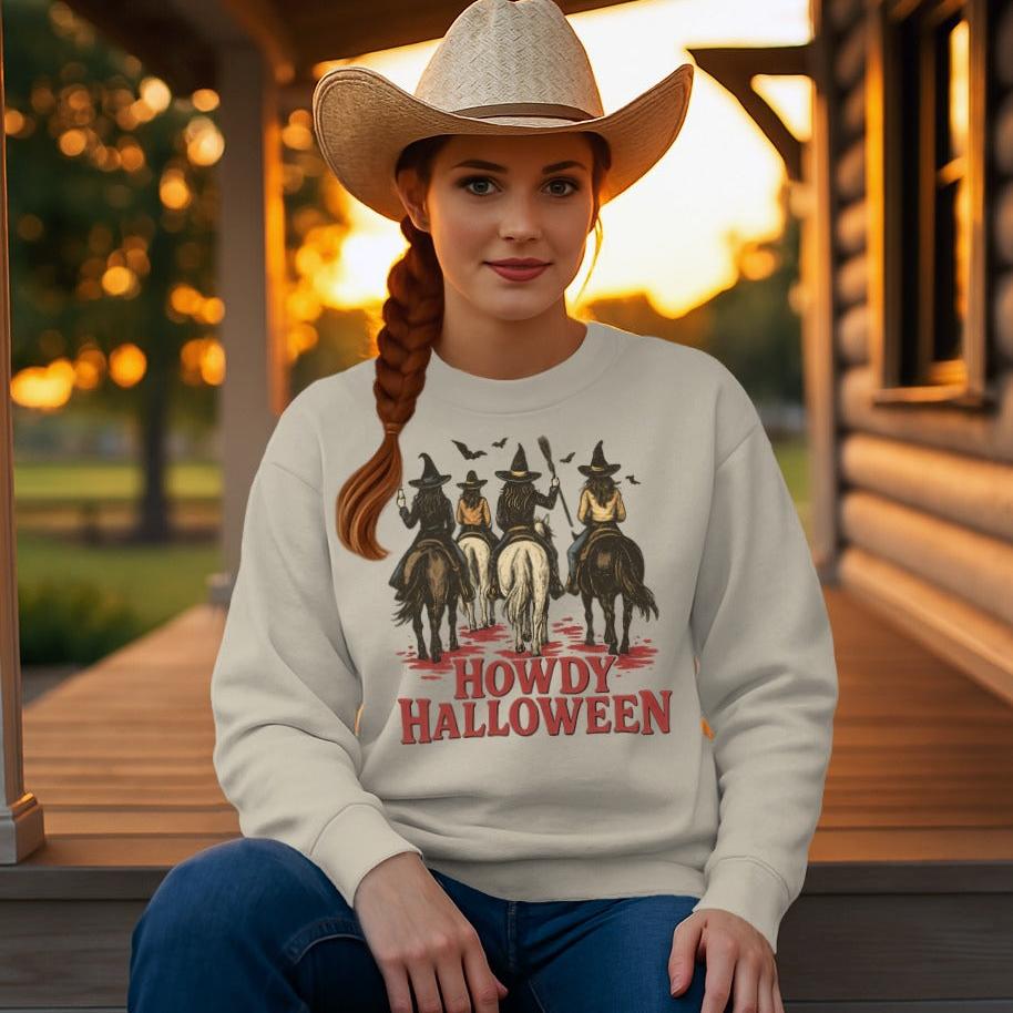 Howdy Halloween Cowgirl Sweatshirt
