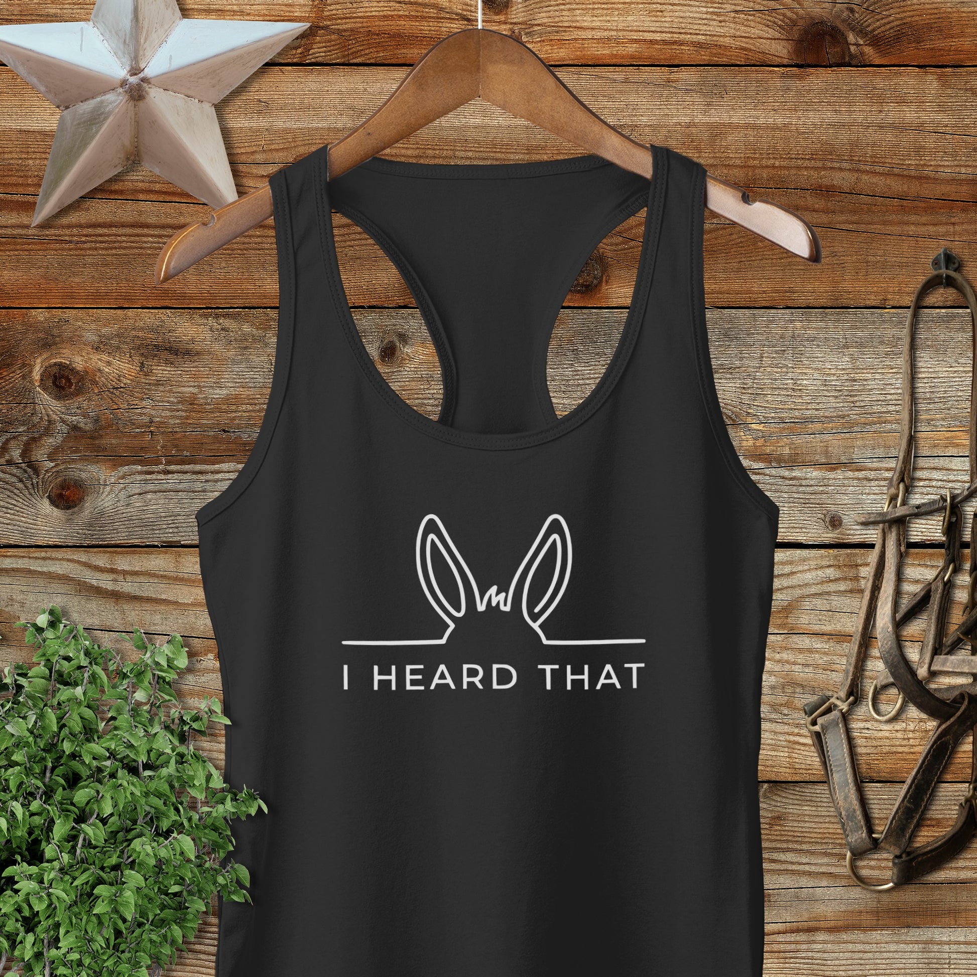 I Heard That Racerback Tank