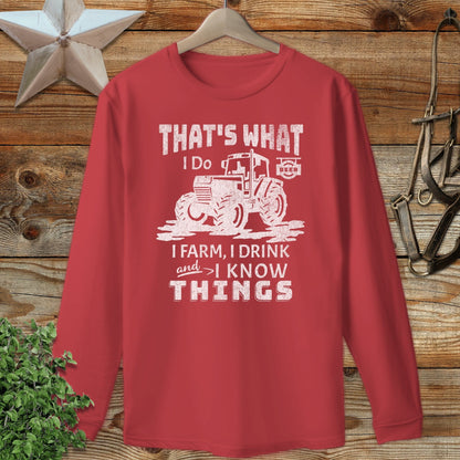 I Know Things Long Sleeve Tee