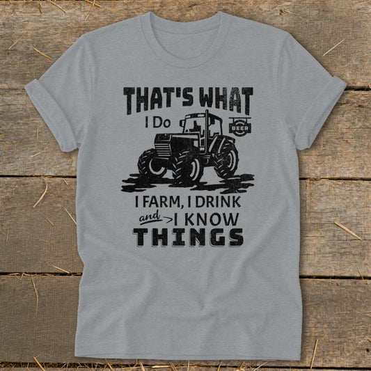 I Know Things Softstyle Tee - Sport Grey