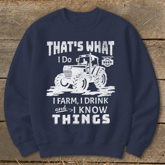 I Know Things Sweatshirt - Navy