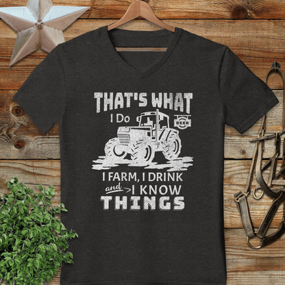 I Know Things V-neck
