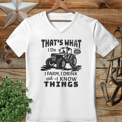 I Know Things V-neck