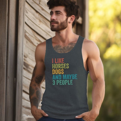I Like Horses Tank Top