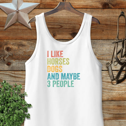 I Like Horses Tank Top
