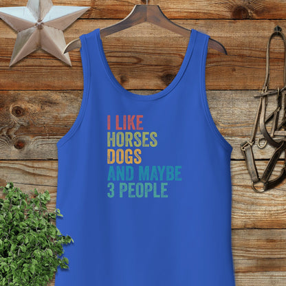I Like Horses Tank Top