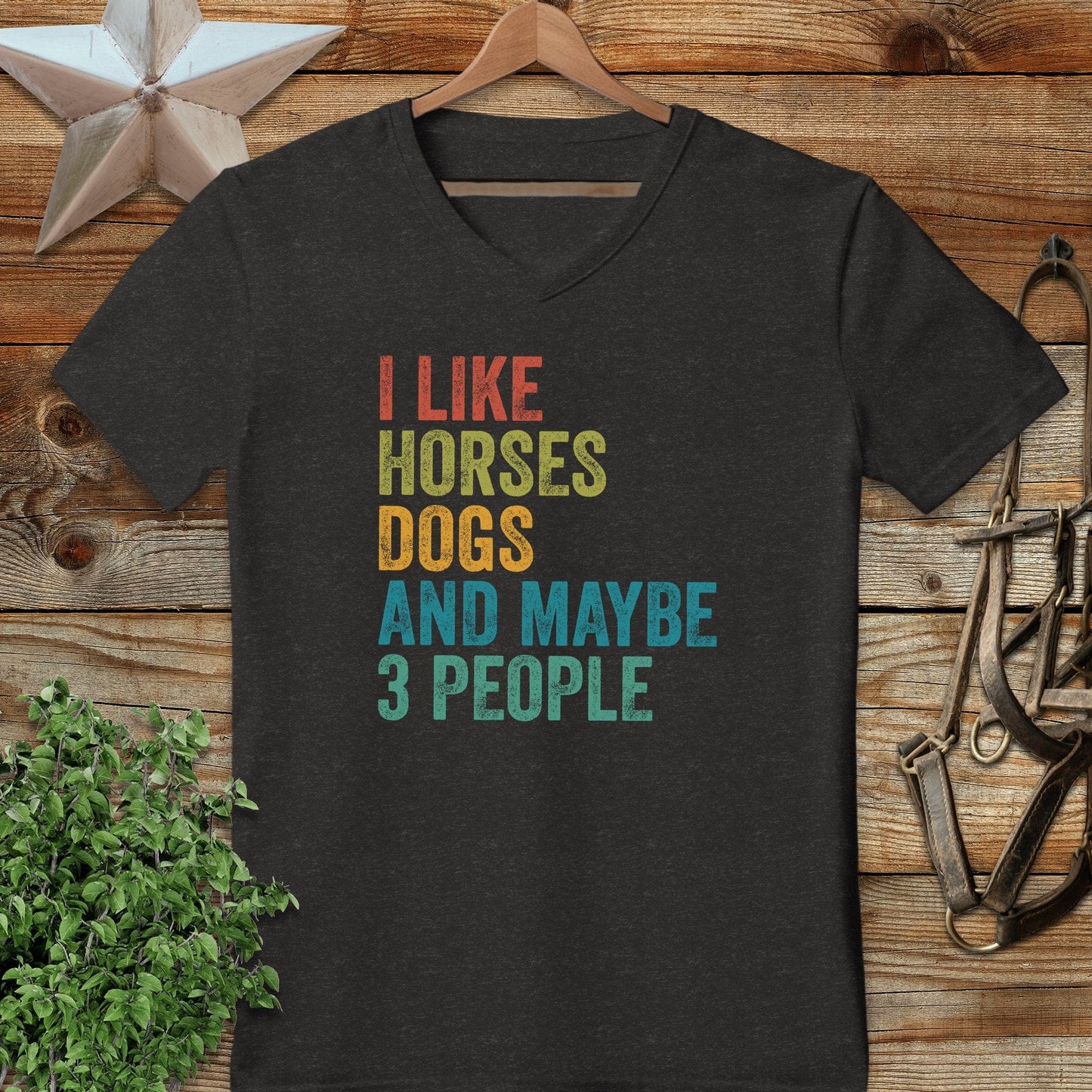 I Like Horses V-neck