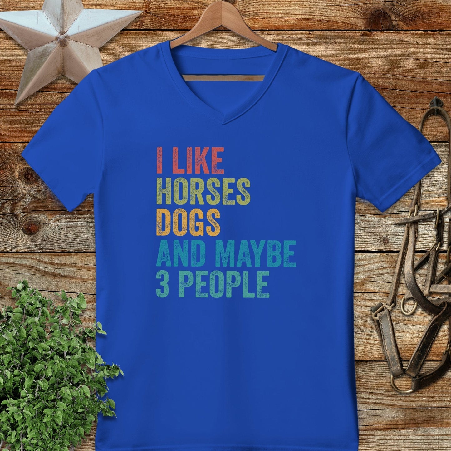 I Like Horses V-neck