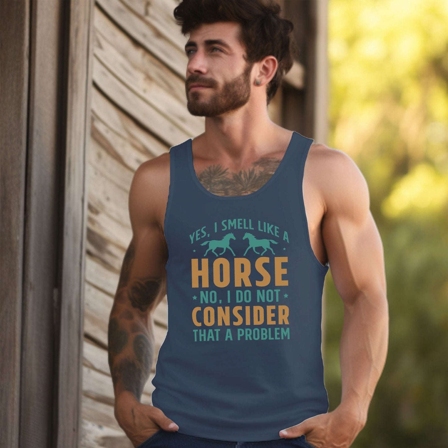 I Smell Like a Horse Tank Top