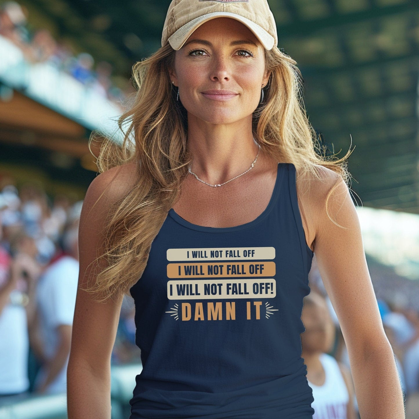 I Will Not Fall Off T-shirt
