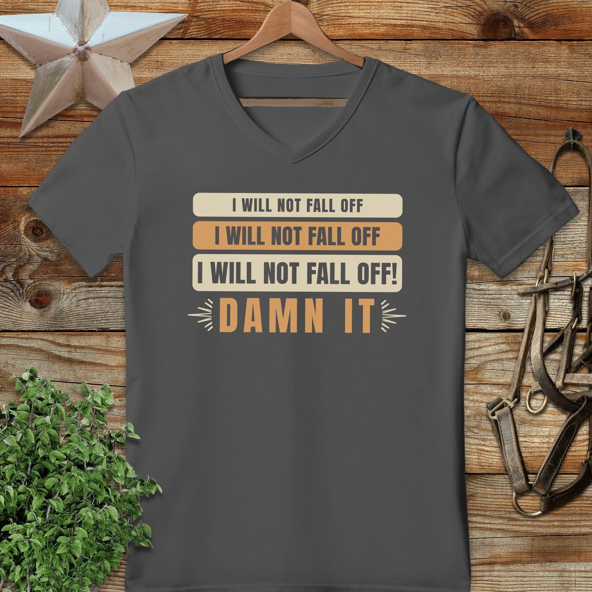 I Will Not Fall Off V-neck
