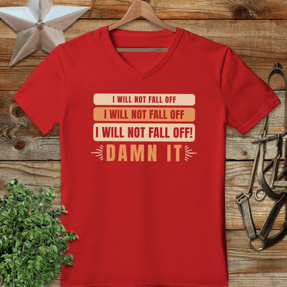 I Will Not Fall Off V-neck
