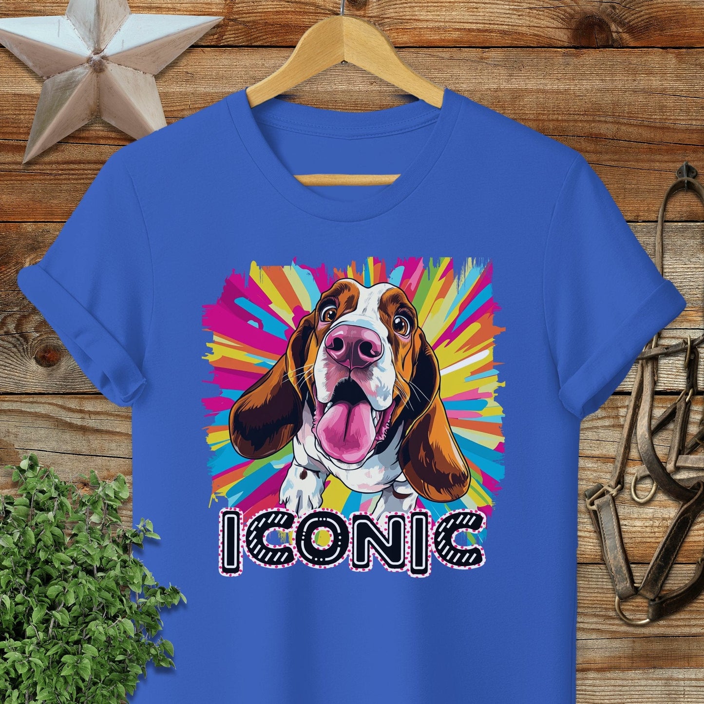 Iconic Basset Hound T-shirt