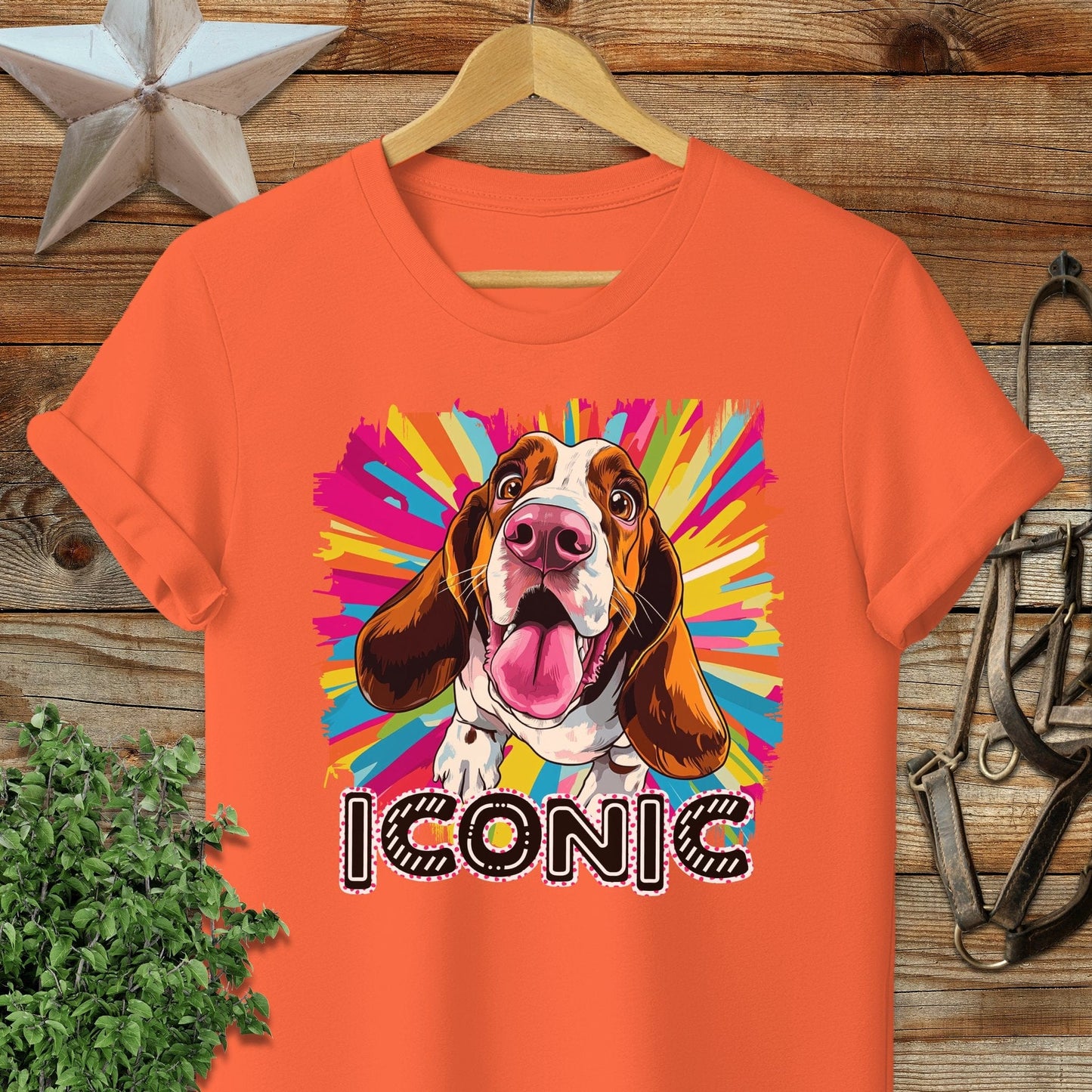 Iconic Basset Hound T-shirt