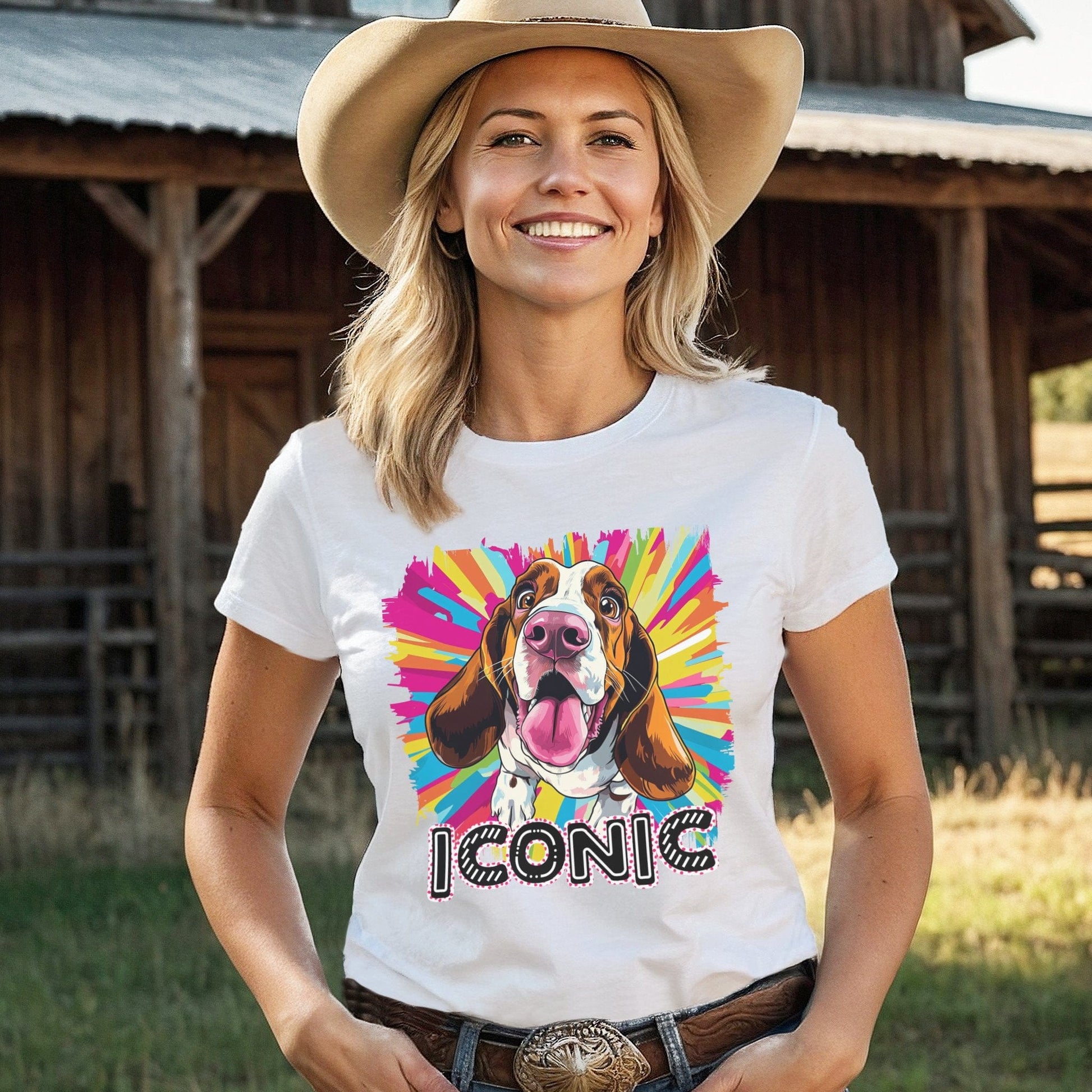 Iconic Basset Hound T-shirt