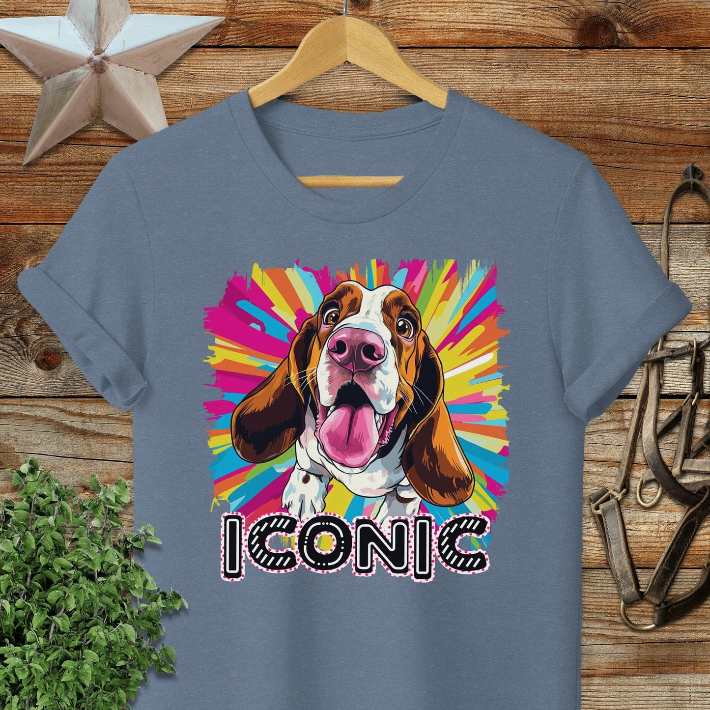 Iconic Basset Hound T-shirt