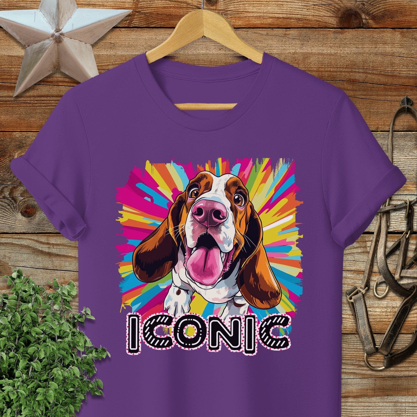 Iconic Basset Hound T-shirt
