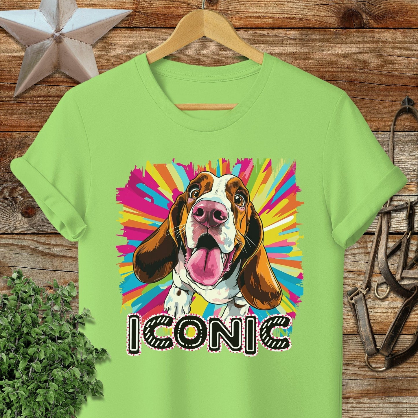 Iconic Basset Hound T-shirt