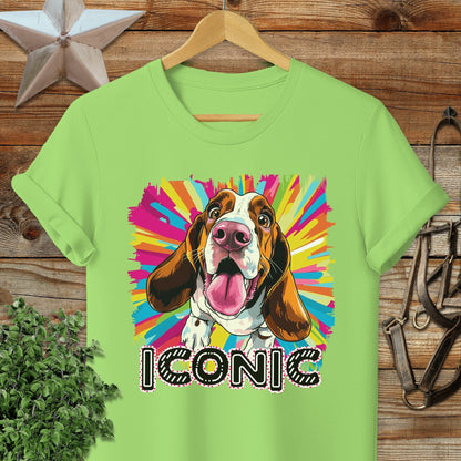 Iconic Basset Hound T-shirt