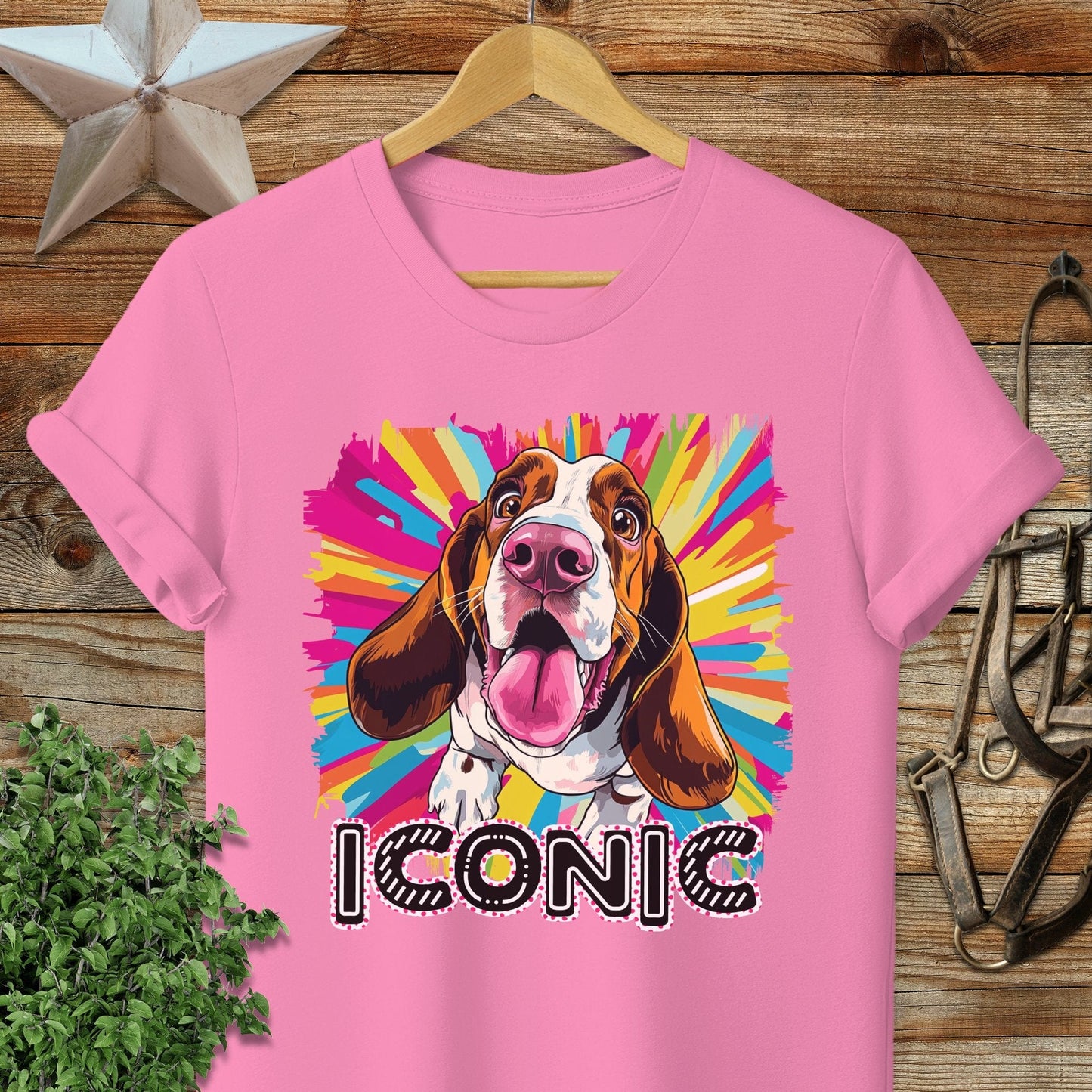 Iconic Basset Hound T-shirt