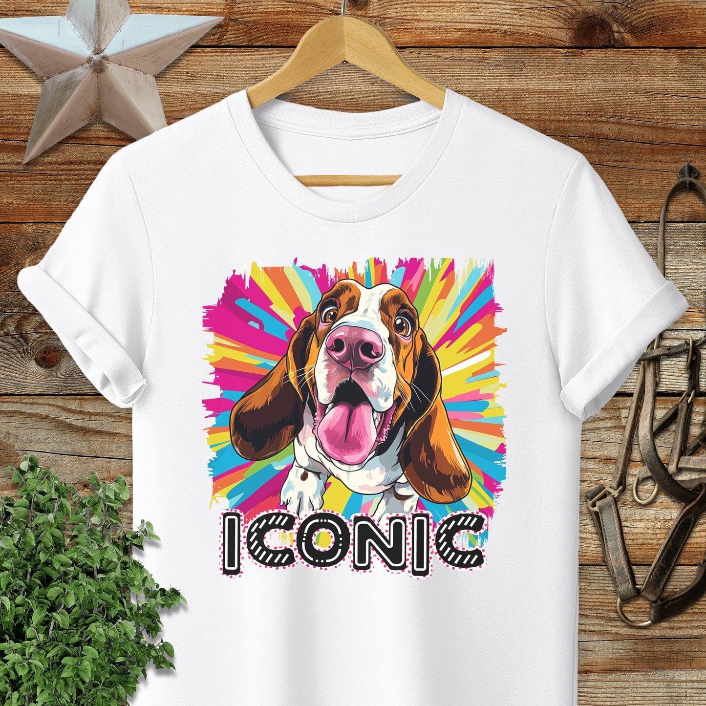 Iconic Basset Hound T-shirt