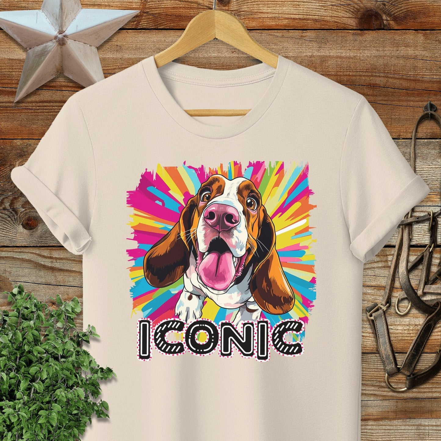 Iconic Basset Hound T-shirt