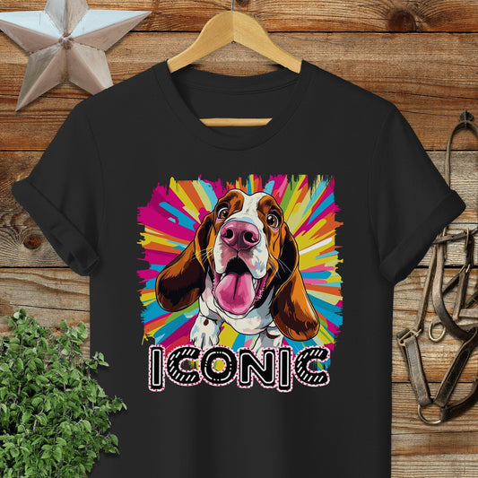Iconic Basset Hound T-shirt