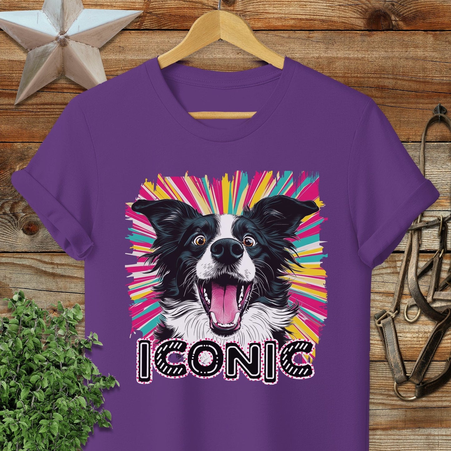 Iconic Border Collie Softstyle Tee