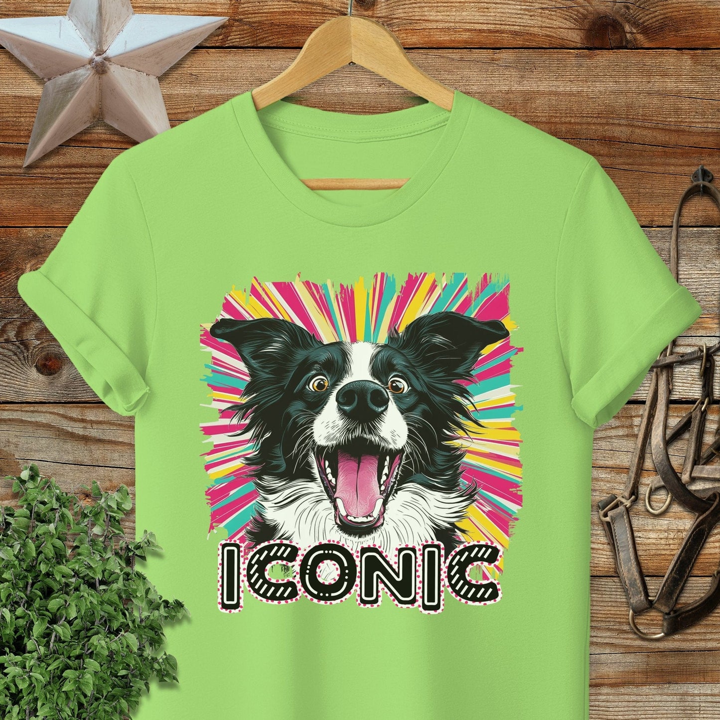 Iconic Border Collie Softstyle Tee