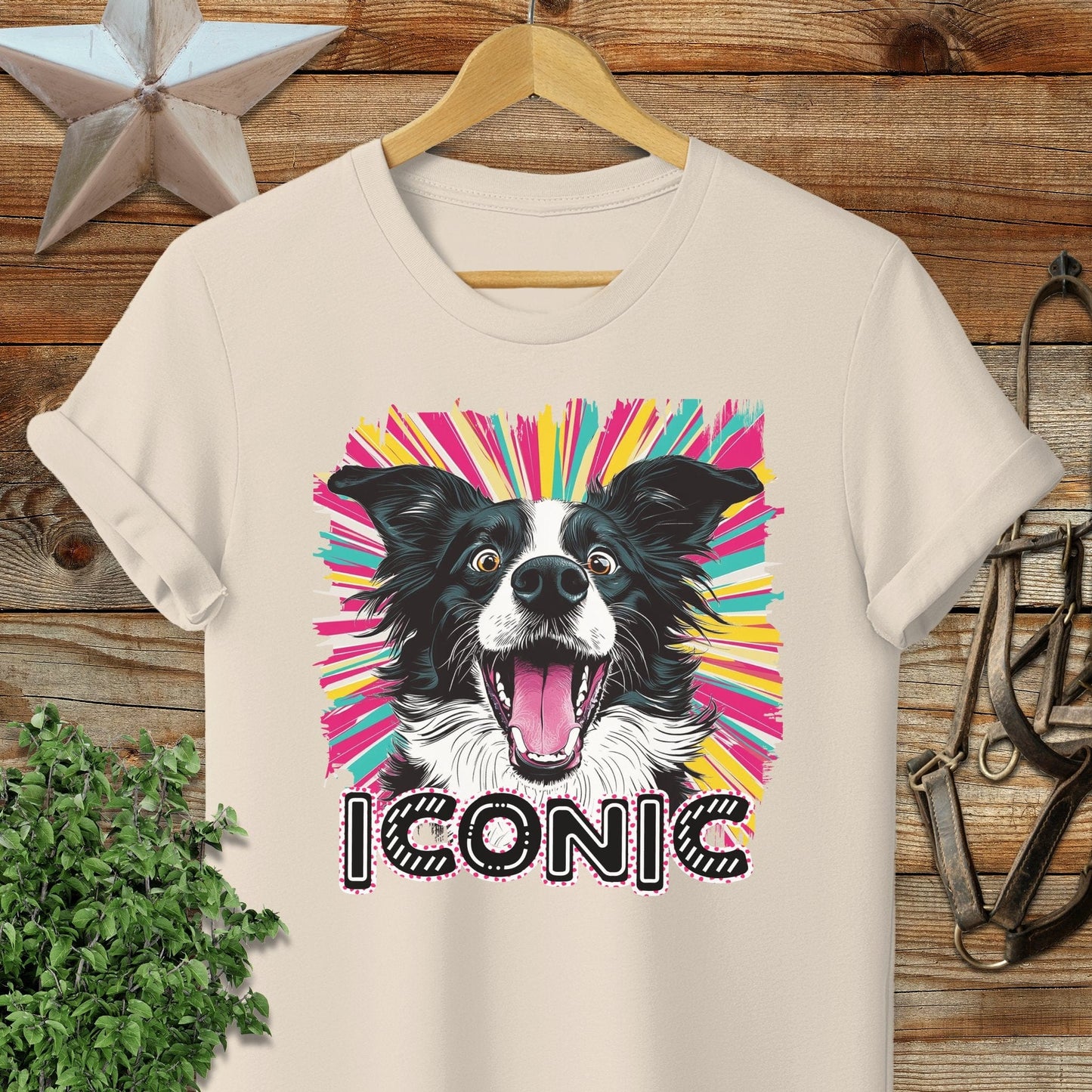 Iconic Border Collie Softstyle Tee