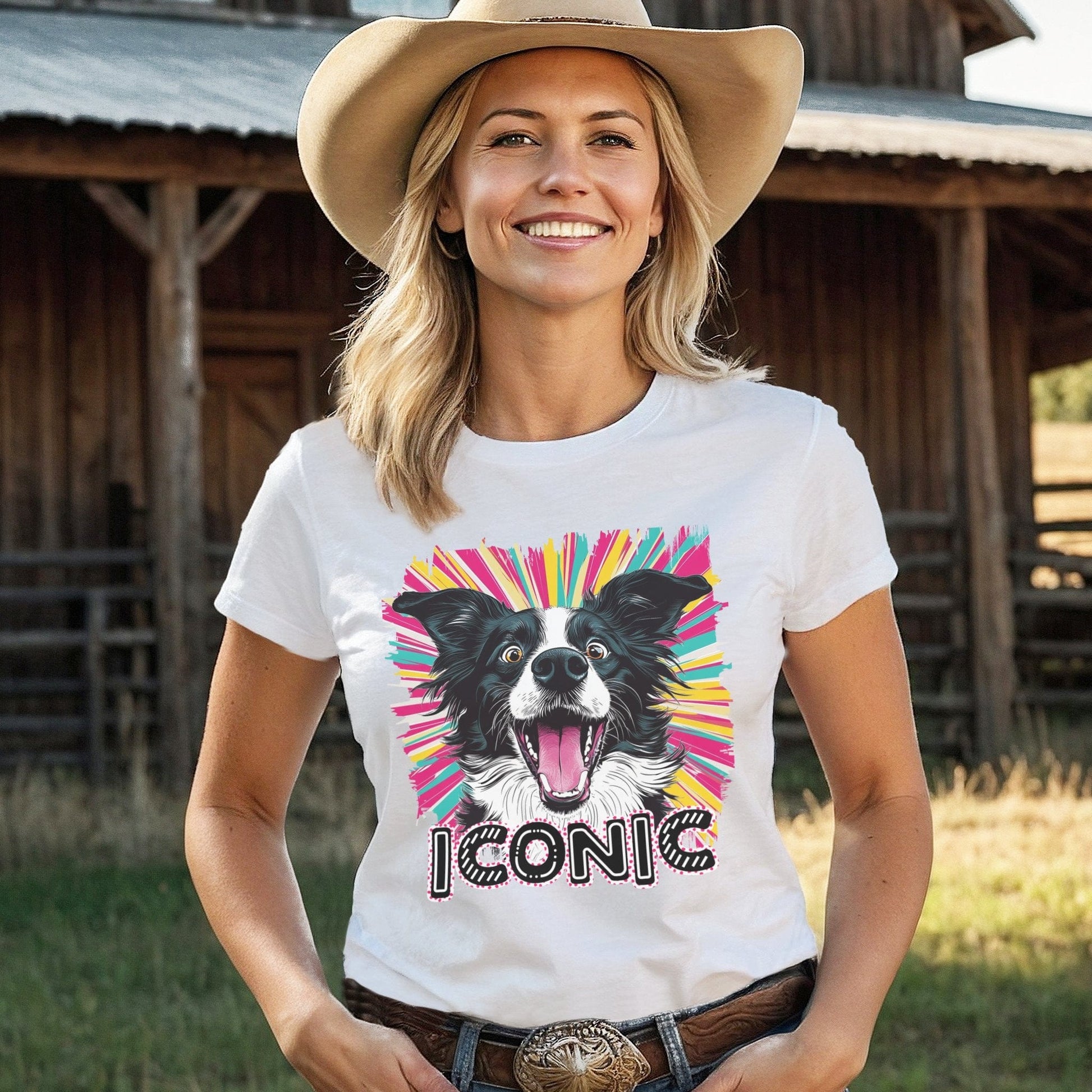 Iconic Border Collie T-shirt