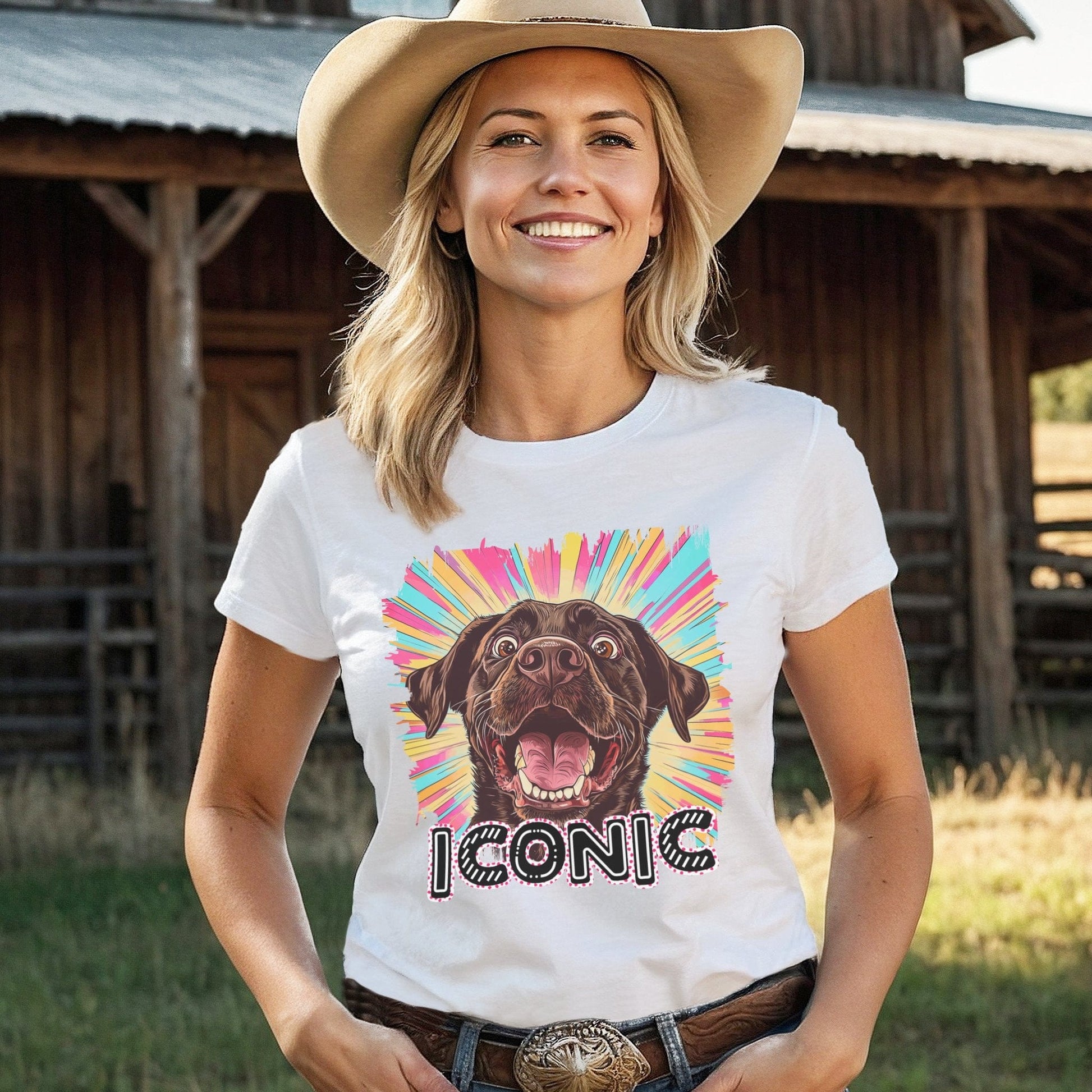 Iconic Chocolate Lab T-shirt