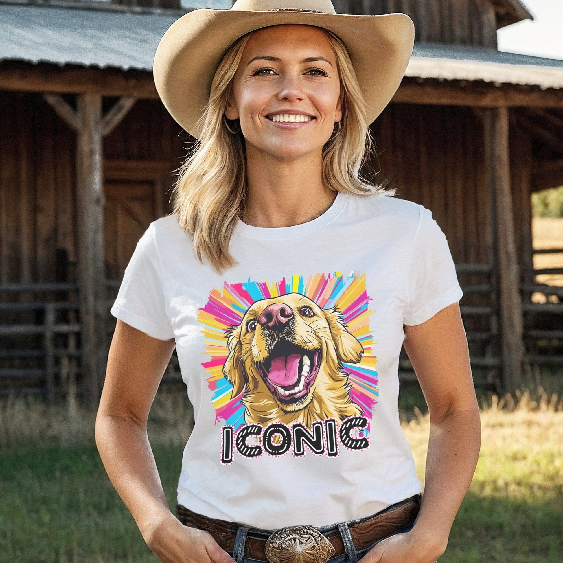Iconic Golden Retriever T-shirt
