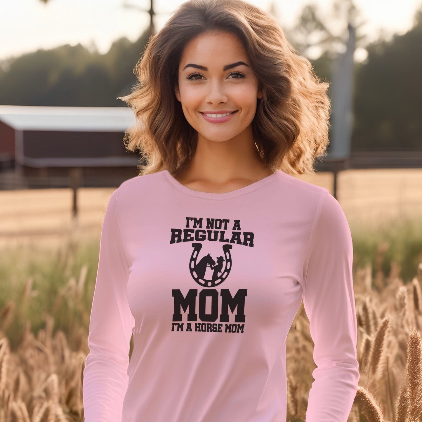 I'm A Horse Mom Long Sleeve Tee