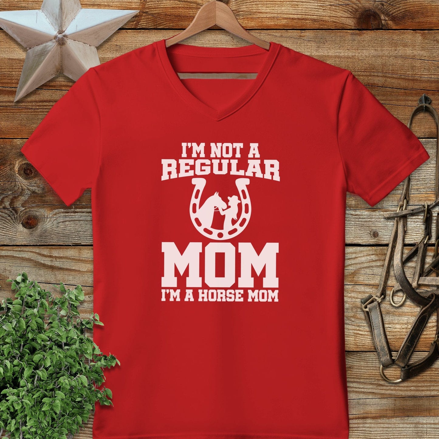 I'm A Horse Mom V-neck