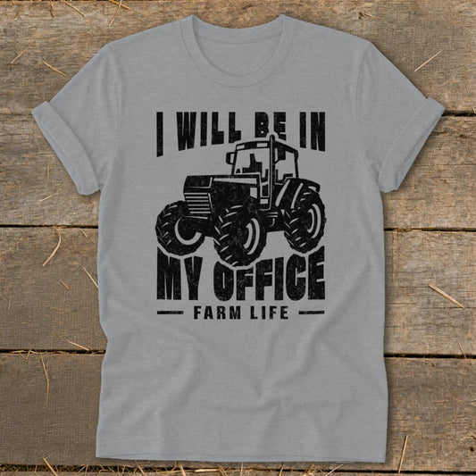 In My Office Softstyle Tee - Sport Grey
