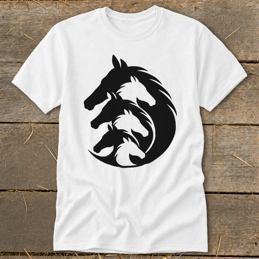 Interlocking Horse Heads Classic Tee