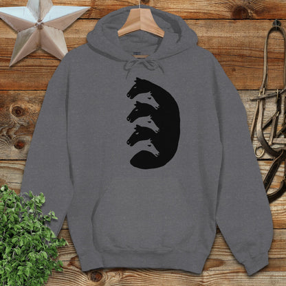 Interlocking Horse Heads Hoodie
