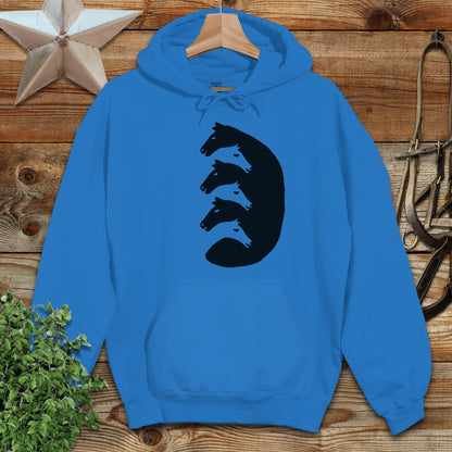 Interlocking Horse Heads Hoodie