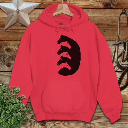 Interlocking Horse Heads Hoodie