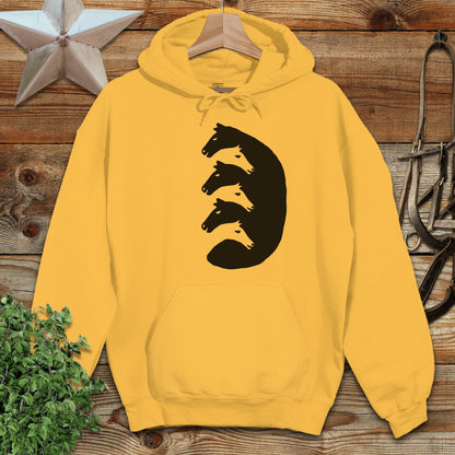 Interlocking Horse Heads Hoodie