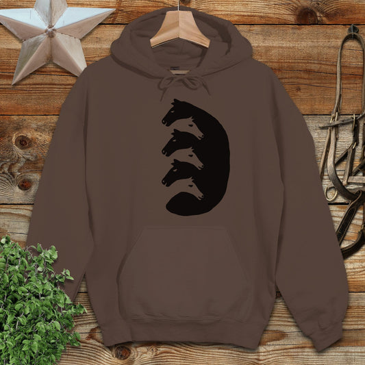 Interlocking Horse Heads Hoodie