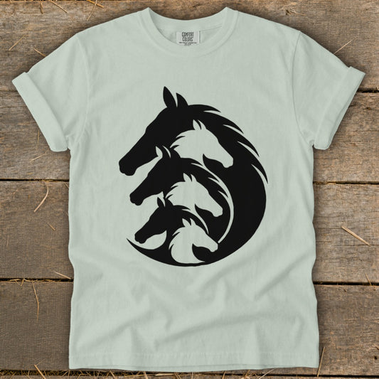 Interlocking Horse Heads Signature Tee