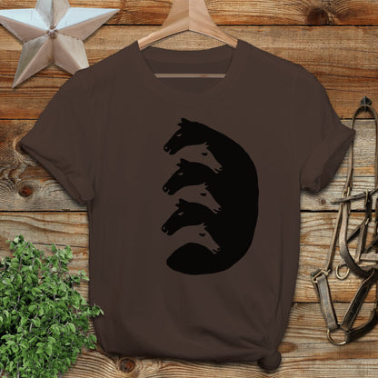Interlocking Horse Heads Softstyle Tee